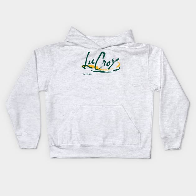 Lucroy Seltzer Kids Hoodie by alanduda